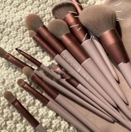 Kit maquiagem profissional Kabuki, 13 peças